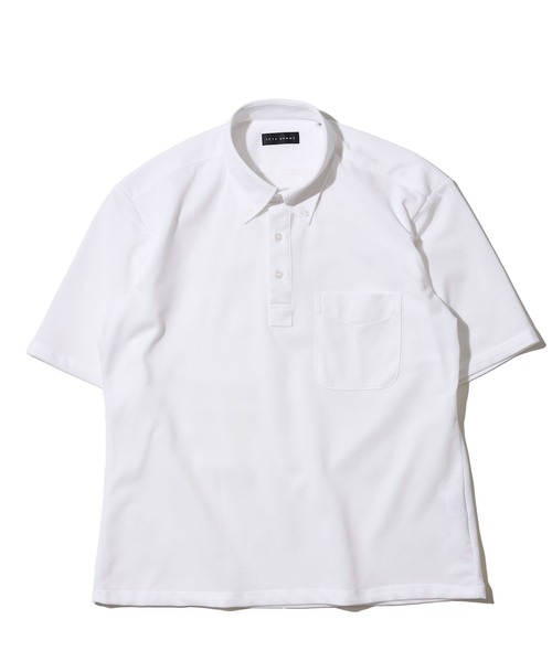 TETE HOMME(テットオム)の「【WEB限定】吸水速乾 ドライ ストレッチポロシャツ(ポロシャツ・メンズ・ネイビー/ブルー/ホワイト・LARGE/X-LARGE/MEDIUM)」の2枚目の写真