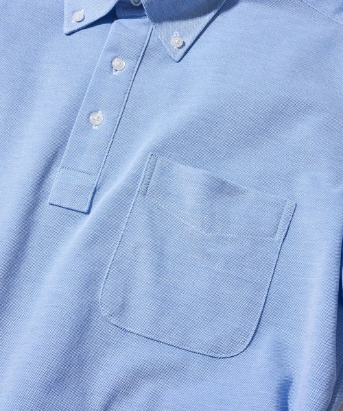 TETE HOMME(テットオム)の「【WEB限定】吸水速乾 ドライ ストレッチポロシャツ(ポロシャツ・メンズ・ネイビー/ブルー/ホワイト・LARGE/X-LARGE/MEDIUM)」の11枚目の写真