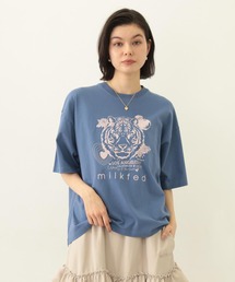 青木笑依 ミルクフェド ビックT MILKFED.（ミルクフェド）の「S/S BIG TEE HEAVY METAL （ビッグ