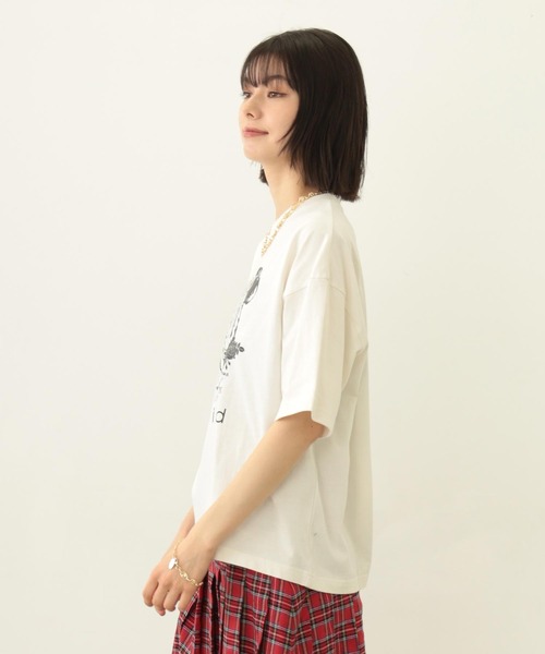 MILKFED.（ミルクフェド）の「TIGER S/S TEE（Tシャツ/カットソー・レディース・オフホワイト/ブルー/チャコール・M/L）」の8枚目の写真