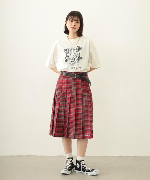 MILKFED.（ミルクフェド）の「TIGER S/S TEE（Tシャツ/カットソー・レディース・オフホワイト/ブルー/チャコール・M/L）」の14枚目の写真