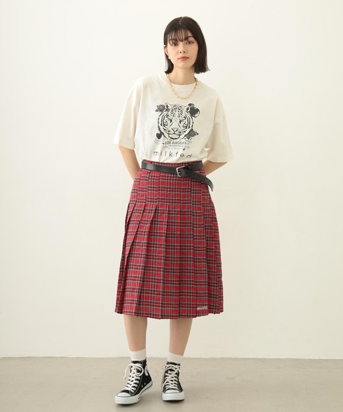 MILKFED.（ミルクフェド）の「TIGER S/S TEE（Tシャツ/カットソー・レディース・オフホワイト/ブルー/チャコール・M/L）」の15枚目の写真
