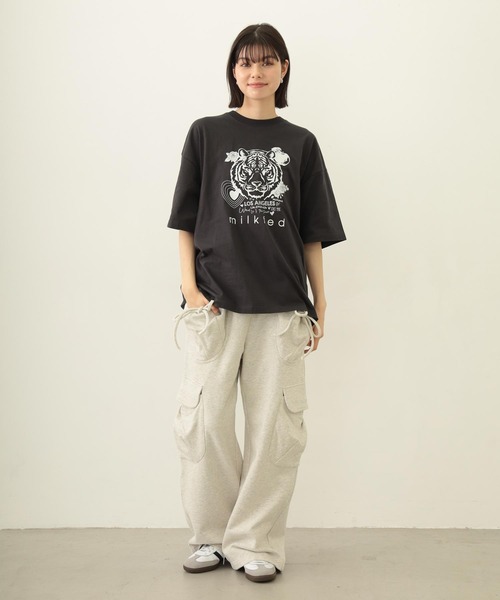 MILKFED.（ミルクフェド）の「TIGER S/S TEE（Tシャツ/カットソー・レディース・オフホワイト/ブルー/チャコール・M/L）」の17枚目の写真