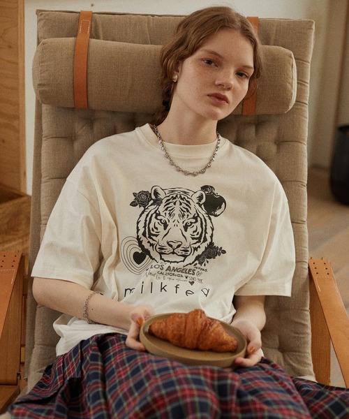 TIGER S/S TEE（Tシャツ/カットソー）｜MILKFED.（ミルクフェド