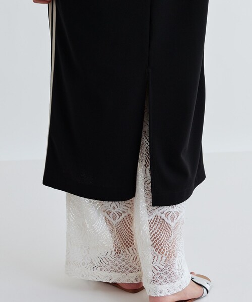 セール】サイドラインジョーゼットワンピース（ワンピース）｜GALLEST