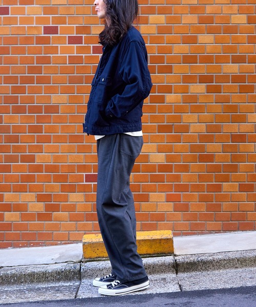 WILD LIFE TAILOR Adam et Rope'（ワイルドテーラーアダムエロペ　）の「【WILD LIFE TAILOR】ライトウーステッド ベイカーパンツ（その他パンツ・メンズ・ネイビー/チャコールグレー・L/M）」の11枚目の写真