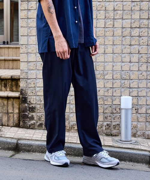 WILD LIFE TAILOR Adam et Rope'（ワイルドテーラーアダムエロペ　）の「【WILD LIFE TAILOR】ライトウーステッド ベイカーパンツ（その他パンツ・メンズ・ネイビー/チャコールグレー・L/M）」の19枚目の写真