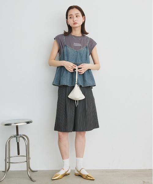 ad thie(アドティエ)の「トライアングル ミニハンドバッグ(ハンドバッグ・レディース・ベージュ/ブラック/ライトパープル/ブラック系その他/オフホワイト/ホワイト系その他・FREE)」の10枚目の写真