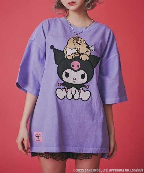 GALFY×KUROMI】クロミちゃんとGALFYの半袖TEE（Tシャツ