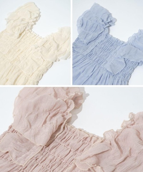 セール】シアーパピヨンブラウス4（シャツ/ブラウス）｜flower