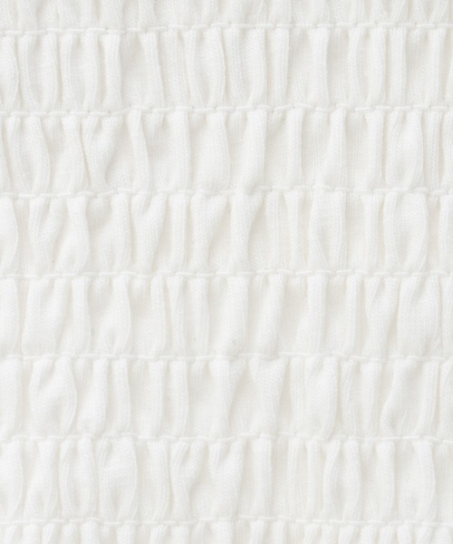 INGNI（イング）の「シャーリングチューブトップス（キャミソール・レディース・ブラック/オフホワイト/ホワイト系・M）」の19枚目の写真