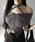 me+em select�i�~�[���Z���N�g�j�́u�y �Rcolor �z�_�u���W�b�v�N���X�l�b�N�I�t�V�����s�V���c  �^ double zip cross neck off shoulder T-shirt�iT�V���c/�J�b�g�\�[�j�v�b�O���[