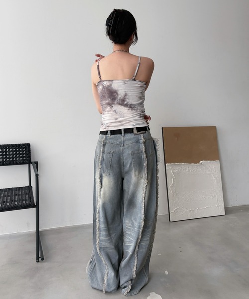 タイダイ柄カップ付きキャミソール（キャミソール）｜VACANCY