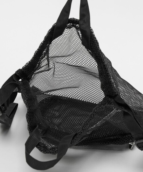 JANSPORT（ジャンスポーツ）の「【別注】＜JANSPORT＞メッシュ ドロスト リュック -2WAY-（バックパック/リュック・レディース・ブラック・FREE）」の5枚目の写真