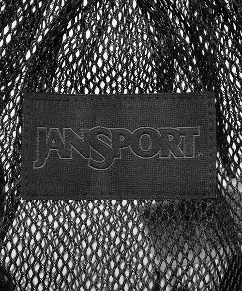 JANSPORT（ジャンスポーツ）の「【別注】＜JANSPORT＞メッシュ ドロスト リュック -2WAY-（バックパック/リュック・レディース・ブラック・FREE）」の8枚目の写真