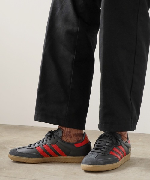 adidas(アディダス)の「▲adidas/アディダス SAMBA OG スニーカー ガムソール(スニーカー・メンズ・ブラック系/ブラック/ホワイト・24.5/23/28)」の4枚目の写真