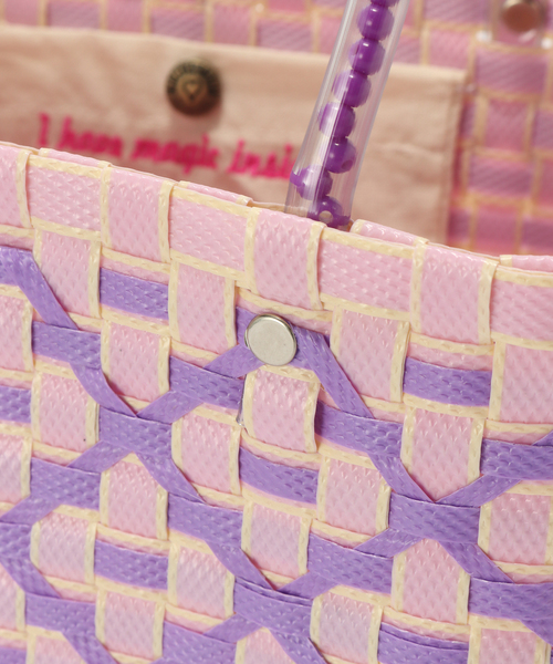 MERCEDES SALAZAR(メルセデスサラザール)の「【MERCEDES SALAZAR/メルセデス サラザール】 MINI BAG+CHARM:バッグ(かごバッグ・レディース・ピンク・FREE)」の10枚目の写真