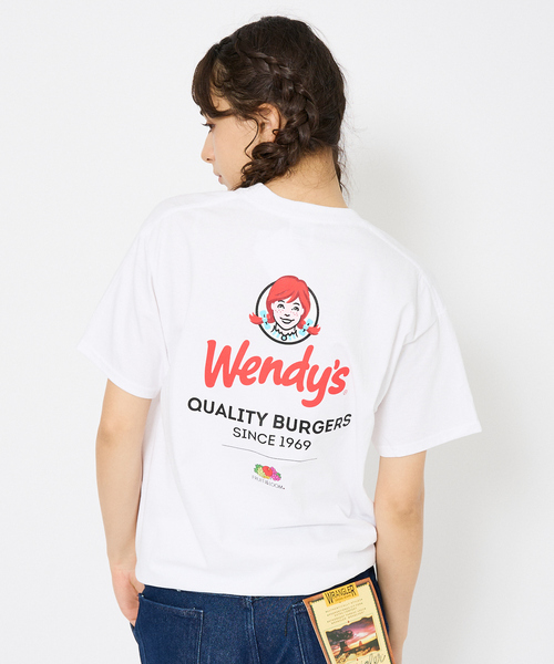 FRUIT OF THE LOOM(フルーツオブザルーム)の「【FRUIT OF THE LOOM/フルーツ オブ ザ ルーム】FTLxWENDYSコラボTシャツ/ユニセっクス【WEB限定】(Tシャツ/カットソー・メンズ・グレー系その他/ブラック系その他/ホワイト系その他・XL/L/M/S)」の2枚目の写真
