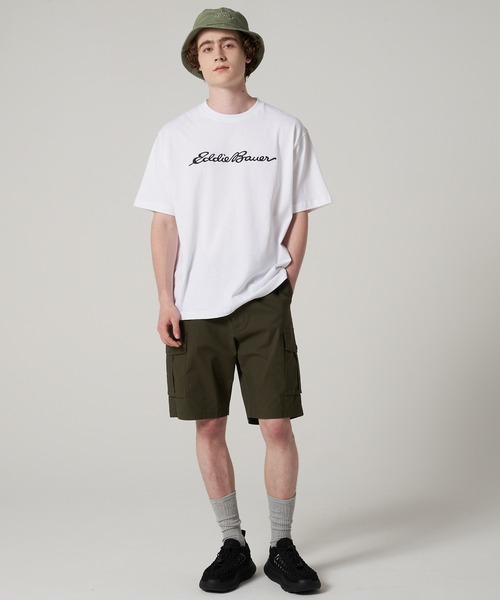 Eddie Bauer(エディーバウアー)の「クラシック ロゴ刺繍 Tシャツ(Tシャツ/カットソー・メンズ・ブラック/杢グレー/グリーン/ホワイト・XXL/XL/M/L/S)」の20枚目の写真