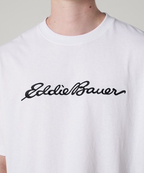 Eddie Bauer(エディーバウアー)の「クラシック ロゴ刺繍 Tシャツ(Tシャツ/カットソー・メンズ・ブラック/杢グレー/グリーン/ホワイト・XXL/XL/M/L/S)」の12枚目の写真