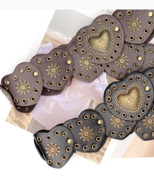 LAC-VERT（ラック・ヴェール）の「ウエスタンベルトアソート（ベルト・レディース・ブラック系その他/ブラック/レッド/ブラウン・FREE）」の15枚目の写真