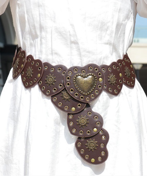 LAC-VERT（ラック・ヴェール）の「ウエスタンベルトアソート（ベルト・レディース・ブラック系その他/ブラック/レッド/ブラウン・FREE）」の17枚目の写真