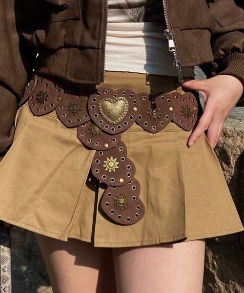 LAC-VERT（ラック・ヴェール）の「ウエスタンベルトアソート（ベルト・レディース・ブラック系その他/ブラック/レッド/ブラウン・FREE）」の12枚目の写真