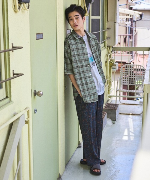 niko and...（ニコアンド）の「アニマルフォトプリントＴシャツ（Tシャツ/カットソー・メンズ・オフホワイト/グレー/オレンジ/グリーン・MEDIUM/LARGE）」の7枚目の写真