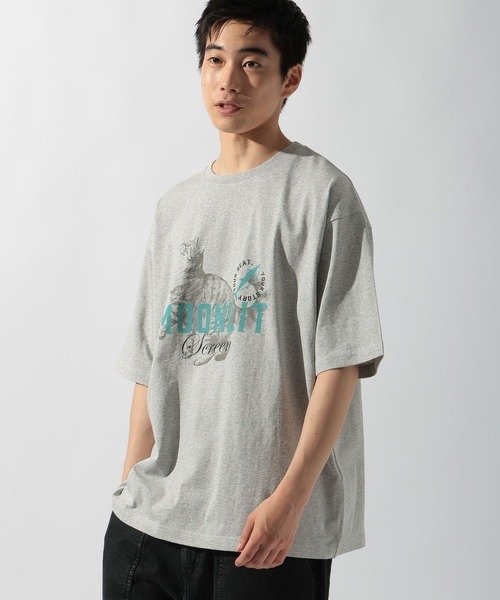 niko and...（ニコアンド）の「アニマルフォトプリントＴシャツ（Tシャツ/カットソー・メンズ・オフホワイト/グレー/オレンジ/グリーン・MEDIUM/LARGE）」の14枚目の写真