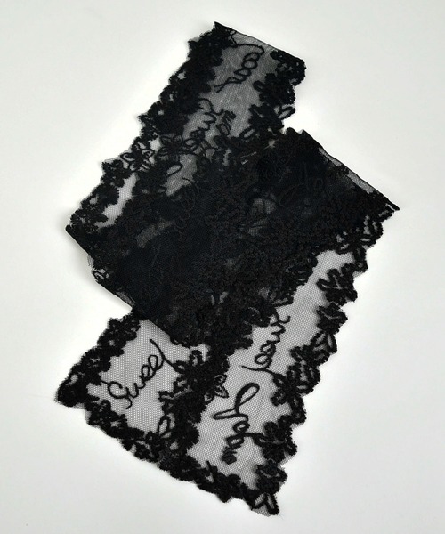 LA MUe（ラミュー）の「【LA MUE】ロングレースチョーカー（チョーカー・レディース・ホワイト/ホワイト系その他/ブラック系その他/ホワイト系その他2/ブラック系その他2/ブラック・FREE）」の9枚目の写真