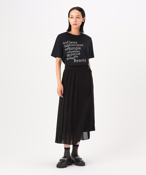 tシャツ 「ブライトリーセットアップ」スーピマバイオシルスムース Tシャツ レディース セール】【ブライトリーセットアップ】スーピマバイオシル