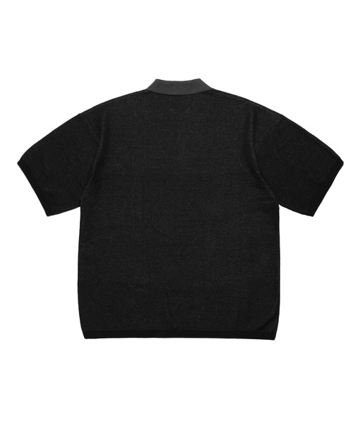 FLIP THE SCRIPT（フリップザスクリプト）の「HEART KNIT SS POLO（ポロシャツ・メンズ・ブラック/ブラウン・M/L/XL）」の6枚目の写真