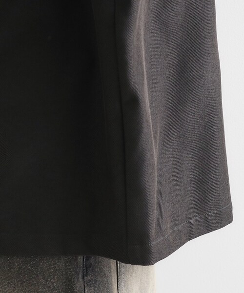 tk.TAKEO KIKUCHI(ティーケータケオキクチ)の「衿配色ワーカーシャツアウター(シャツ/ブラウス・メンズ・ブラック/ベージュ・02/03)」の18枚目の写真