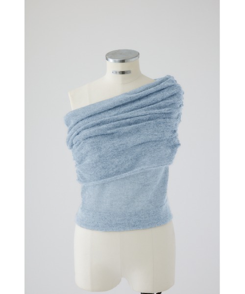 Off shoulder compact tops オフショルダーコンパクトトップス
