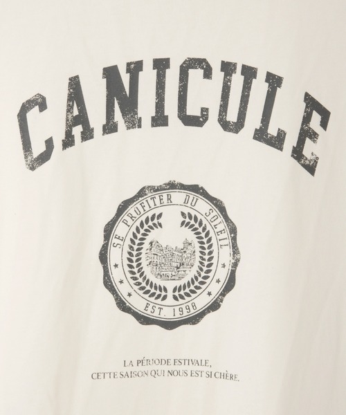 ROPE' PICNIC(ロペピクニック)の「袖フリルカレッジロゴTシャツ(Tシャツ/カットソー・レディース・オフホワイト/チャコールグレー/グリーン/ブルー系その他4・38)」の13枚目の写真