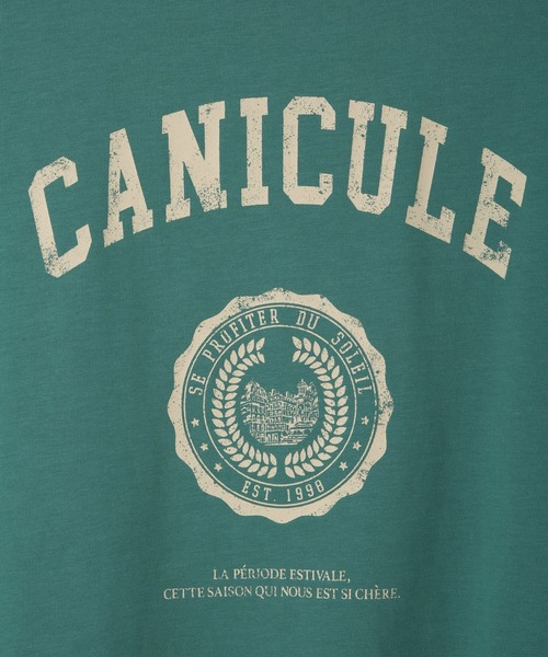 ROPE' PICNIC(ロペピクニック)の「袖フリルカレッジロゴTシャツ(Tシャツ/カットソー・レディース・オフホワイト/チャコールグレー/グリーン/ブルー系その他4・38)」の15枚目の写真