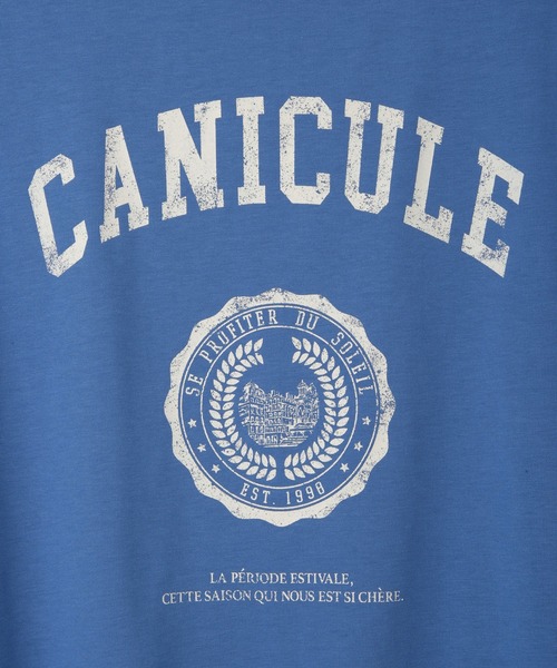 ROPE' PICNIC(ロペピクニック)の「袖フリルカレッジロゴTシャツ(Tシャツ/カットソー・レディース・オフホワイト/チャコールグレー/グリーン/ブルー系その他4・38)」の17枚目の写真