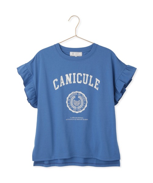 ROPE' PICNIC(ロペピクニック)の「袖フリルカレッジロゴTシャツ(Tシャツ/カットソー・レディース・オフホワイト/チャコールグレー/グリーン/ブルー系その他4・38)」の20枚目の写真