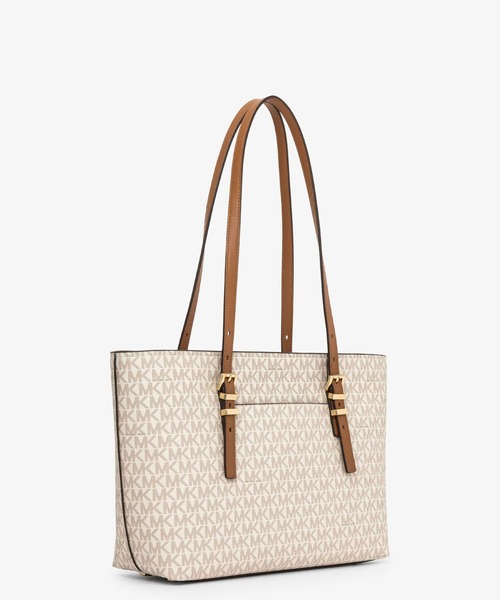 MICHAEL KORS(マイケルコース)の「QUINN レザー トップジップ トート ミディアム - MKシグネチャー(トートバッグ・レディース・ホワイト系その他・FREE)」の7枚目の写真