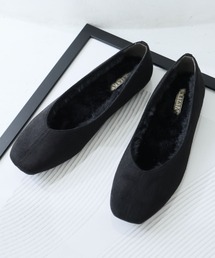 VIVIAN | もふぽかファーインナーフラットシューズ(パンプス)