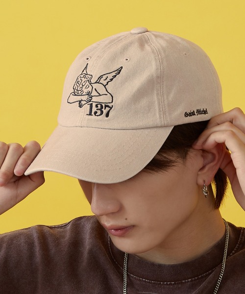 天使刺繍 ウォッシュドツイル キャップ（キャップ）｜improves（イン