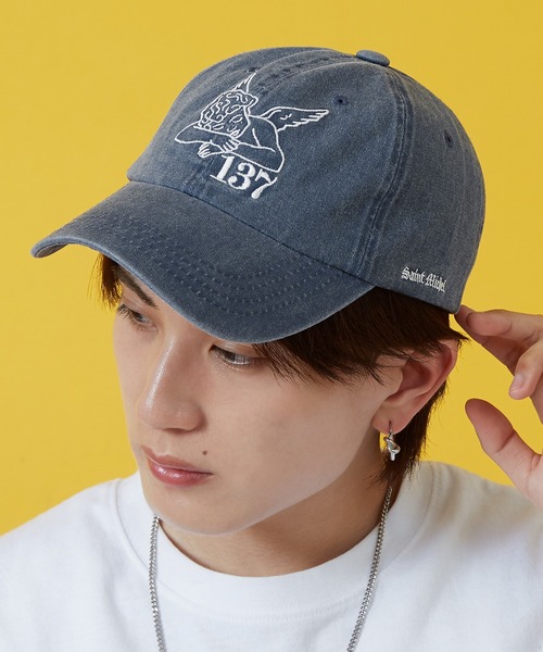 セール】天使刺繍 ウォッシュドツイル キャップ（キャップ）｜improves