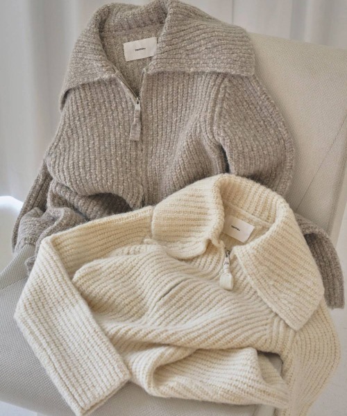 TODAYFUL（トゥデイフル）の「TODAYFUL　Square Collar Cardigan スクエアカラーカーディガン/12520316（カーディガン/ボレロ・レディース・オートミール/キナリ・38）」の12枚目の写真