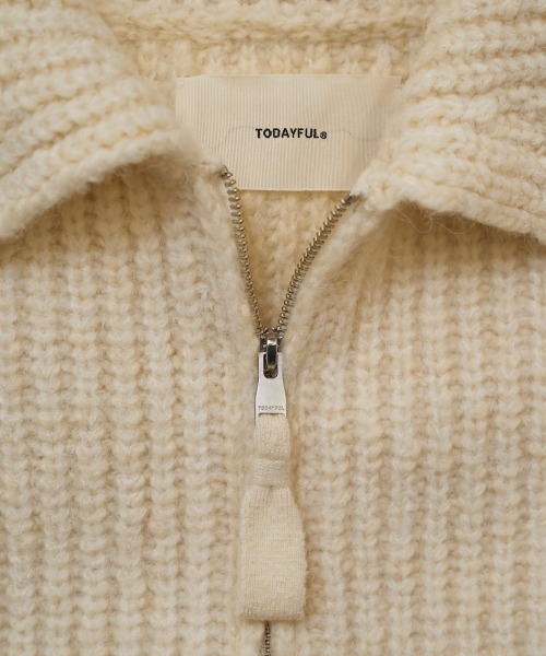 TODAYFUL（トゥデイフル）の「TODAYFUL　Square Collar Cardigan スクエアカラーカーディガン/12520316（カーディガン/ボレロ・レディース・オートミール/キナリ・38）」の14枚目の写真