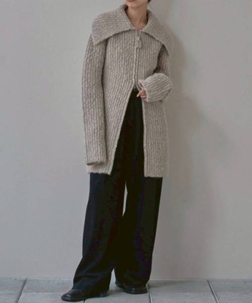 TODAYFUL（トゥデイフル）の「TODAYFUL　Square Collar Cardigan スクエアカラーカーディガン/12520316（カーディガン/ボレロ・レディース・オートミール/キナリ・38）」の18枚目の写真