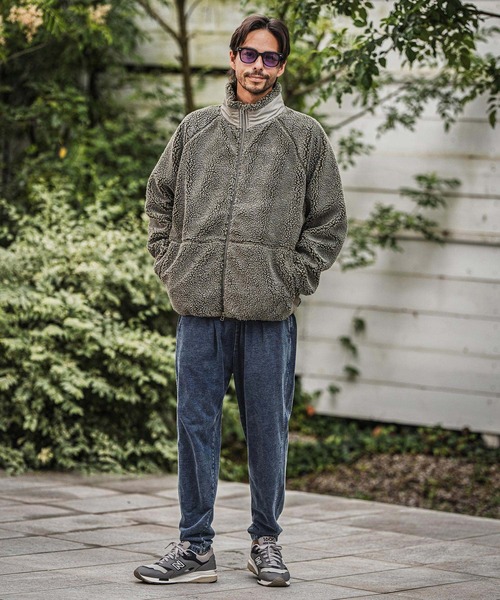 CAMBIO(カンビオ)の「mp13914-Chemical Wash Indigo Sweat Tuck Pants スウェットパンツ(スウェットパンツ・メンズ・インディゴブルー/ブルー・S/M/L)」の7枚目の写真
