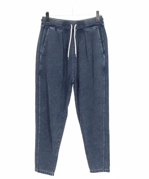 CAMBIO(カンビオ)の「mp13914-Chemical Wash Indigo Sweat Tuck Pants スウェットパンツ(スウェットパンツ・メンズ・インディゴブルー/ブルー・S/M/L)」の20枚目の写真