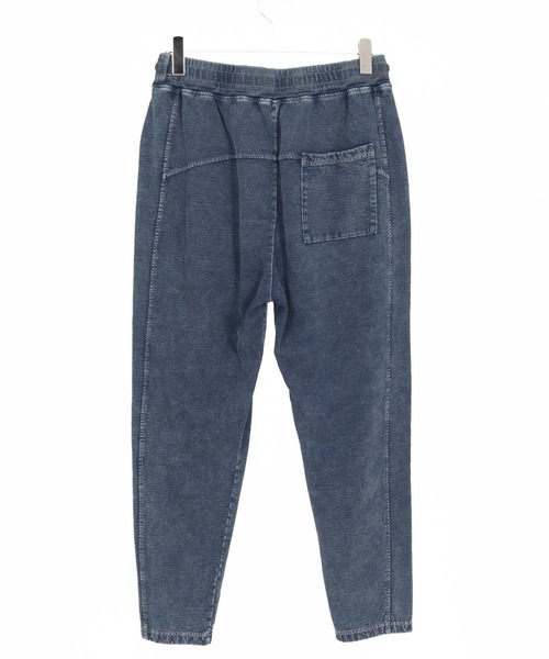 CAMBIO(カンビオ)の「mp13914-Chemical Wash Indigo Sweat Tuck Pants スウェットパンツ(スウェットパンツ・メンズ・インディゴブルー/ブルー・S/M/L)」の21枚目の写真