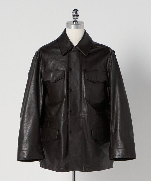 LOEFF＞ラムレザー フィールド ジャケット UNISEX（その他アウター