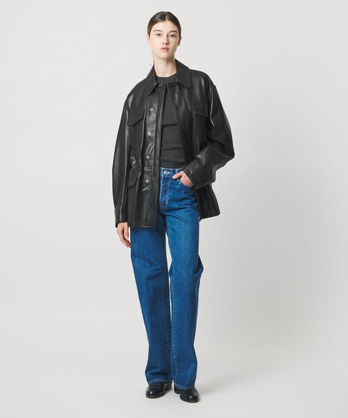 LOEFF レザー ジャケット(UNISEX/サイズ0) LOEFF＞ラムレザー フライトジャケット UNISEX